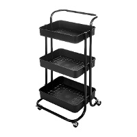 Beistellwagen mit 3 Ablagen, 43 x 32 x 16,5 cm