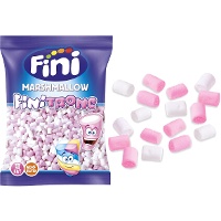 Rosa und weiße Mini-Marshmallows - Fini finitronc Toppings - 1 kg