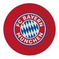 Teller des FC Bayern München, 23 cm - 8 Stück