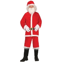 Extra Weihnachtsmann Kostüm für Erwachsene