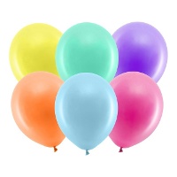 Pastellfarbene Latexballons 43 cm - PartyDeco - 25 Stück