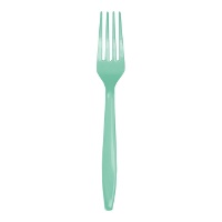 18 cm bunte Kunststoffgabeln - 24 Stück.