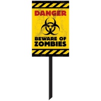 Gefahr - Vorsicht vor Zombies Poster 24,8 x 38 cm