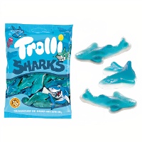 Blaue Haie - Trolli Sharks - 100 gr
