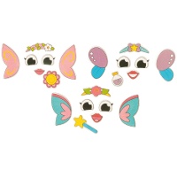 2D-Zucker-Dekorationen für Cupcakes - Feen, 28 Stück
