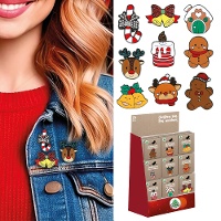 Weihnachtlicher Anstecker, 3 cm - 1 Stück