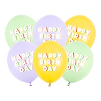 Mehrfarbige Latexballons 