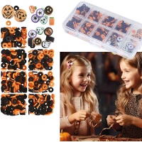 Schachtel mit Perlen für Halloween-Armbänder - 512 Stück