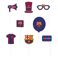 Fotobox-Requisiten-Set FC Barcelona - 12-teilig