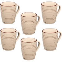 Spiralmuster Becher 300 ml - 6 Einheiten