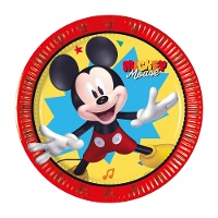 Mickey-Mouse-Teller 20 cm - 8 Stück