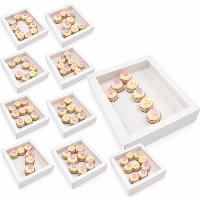 Schachtel für 12 Cupcakes in Form einer Zahl - 1 Stück