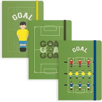 Fußball-Notizbuch 14,5 x 10,5 x 1,5 cm