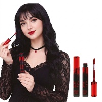 Mattroter Flüssig-Lippenstift im Gothic-Stil - 1 Stück