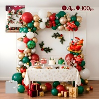 Weihnachts-Ballonbogen-Set - 104-teilig