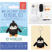 Mini-Amigurumi-Schlüsselanhänger-Set - Pip the Penguin - Anchor