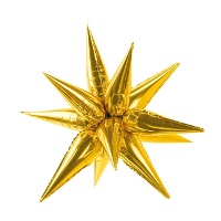 3D Stern Ballon 95 cm - PartyDeco - 1 Stück