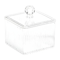 Elegante transparente Wattebox