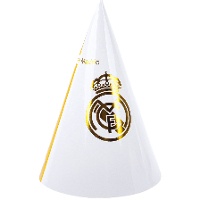 Goldene Real Madrid-Hüte - 6 Stück
