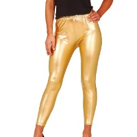 Metallicfarbene Leggings - 1 Stück