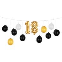 Ballonzahlen-Set - 12 Stück