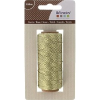 Metallisierte Feinzwirnspule von 100 m