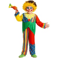 Clownskostüm mit Tupfen für Kinder
