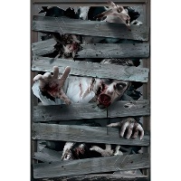 80 x 120 cm Zombie-Wanddekoration