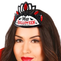 Schwarze Kronen-Diadem 