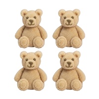 Pastell-Teddybär-Marshmallows - 12 Stück