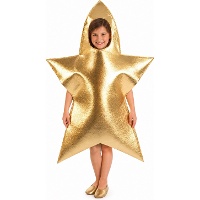 Goldener Stern Kostüm für Kinder