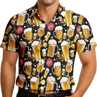 Herren Bier Kostümhemd