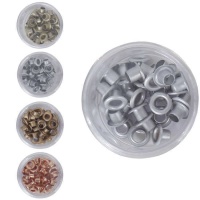 Ösen 0,5 cm in matten Metallic-Farben - Artis Dekor - 30 Stk.