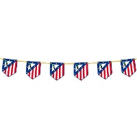 Atlético de Madrid Wimpelkette mit Wappen - 12-teilig