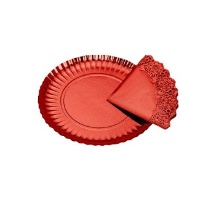 30 cm Tablett mit Spitze - 1 Stück