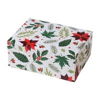 Geschenkbox für Weihnachtsblumen 18 x 13,5 x 7,5 cm - Decora