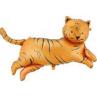 Tiger-Folienballon 104 x 81 cm