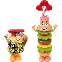 Chef-Burger mit Karamell und Geschmackspulver, sortiert - 1 Stück