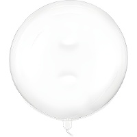 Transparenter Orbz-Ballon, 60 cm