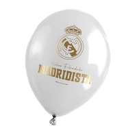 Latexballons von Real Madrid für Madridista-Glückwünsche - 6 Stück