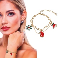 Armband mit weihnachtlichen Figuren - 1 Stück