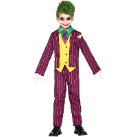 Scherzhaft eleganter Clown Kostüm für Kinder