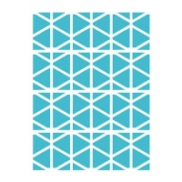Schablone Dreiecke geometrischer Hintergrund 20 x 28,5 cm - Artis decor - 1 Stück