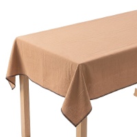 Senfgelbe Stofftischdecke 1,45 x 1,40 m