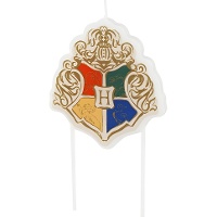 Harry-Potter-Kerze mit Hogwarts-Wappen, 6,7 x 7,4 cm