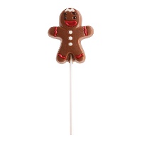 Lebkuchenmann-Lolli aus Schokowolke, 20 g - Dekora - 1 Stück
