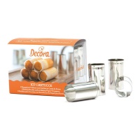 Set von Formen für Cartucce mit Wrappers - Decora - 8 Stück