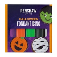 Halloween-Fondant-Set, 5 Farben - 500 g - FunCakes
