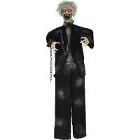 Zombie-Hängefigur mit Licht, Ton und Bewegung, 1,70 m
