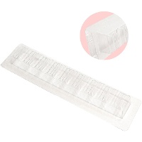 Kunststoffform für Nougat und Schokolade, 25 x 3,5 cm, mit Linien